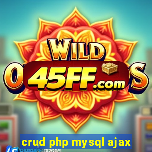 crud php mysql ajax
